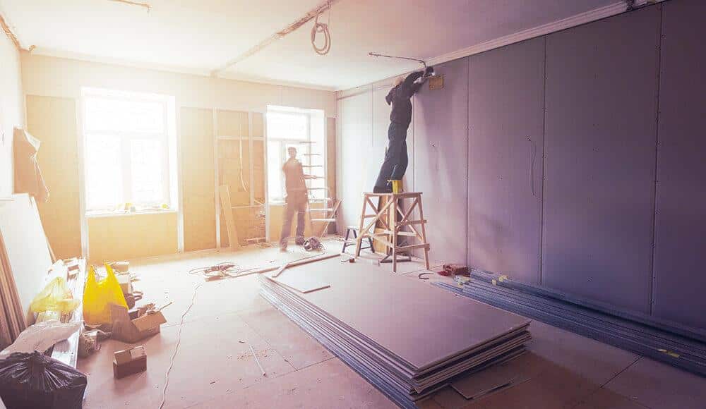 installing-plasterboard